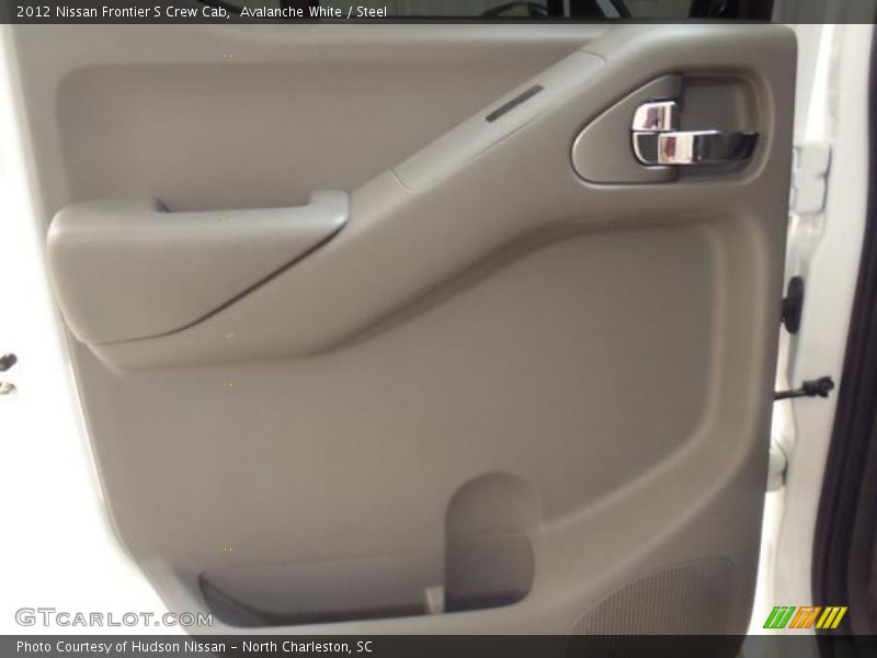 Avalanche White / Steel 2012 Nissan Frontier S Crew Cab