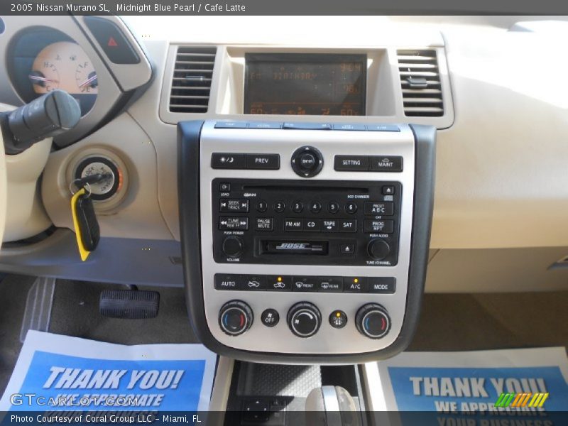 Midnight Blue Pearl / Cafe Latte 2005 Nissan Murano SL