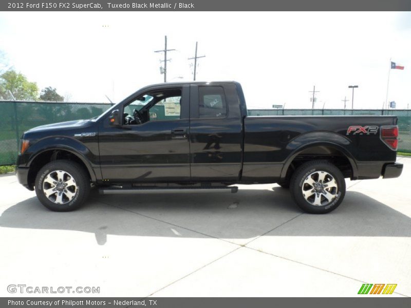 Tuxedo Black Metallic / Black 2012 Ford F150 FX2 SuperCab