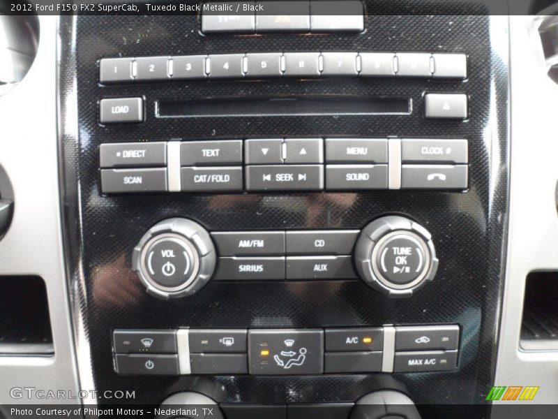 Controls of 2012 F150 FX2 SuperCab