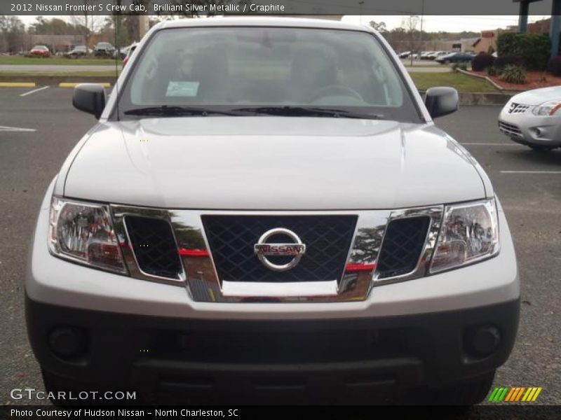 Brilliant Silver Metallic / Graphite 2012 Nissan Frontier S Crew Cab