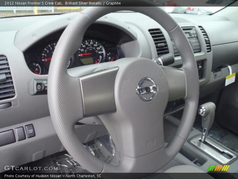 Brilliant Silver Metallic / Graphite 2012 Nissan Frontier S Crew Cab