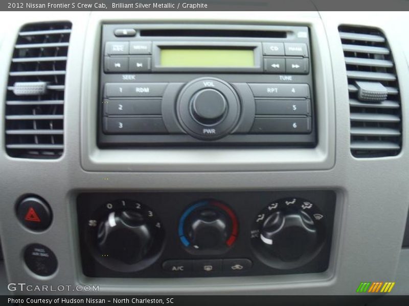 Brilliant Silver Metallic / Graphite 2012 Nissan Frontier S Crew Cab