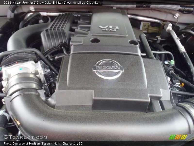 Brilliant Silver Metallic / Graphite 2012 Nissan Frontier S Crew Cab