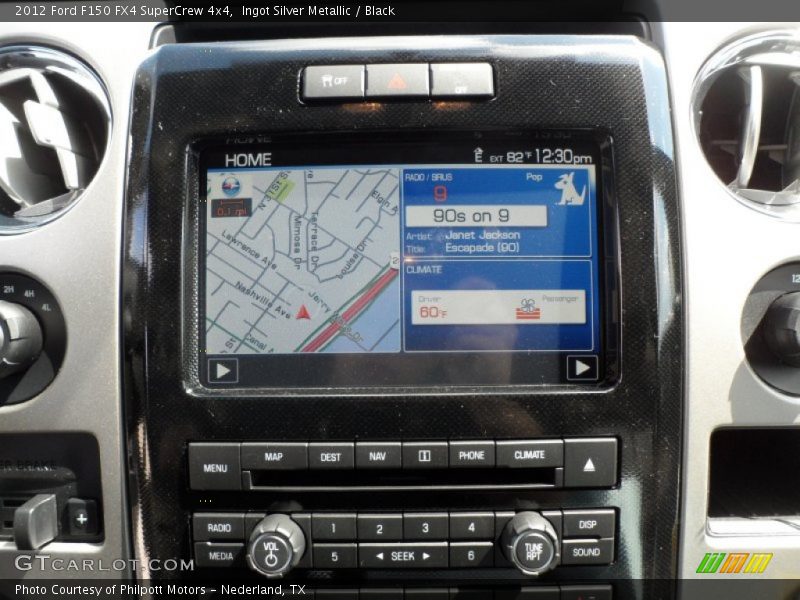 Navigation of 2012 F150 FX4 SuperCrew 4x4