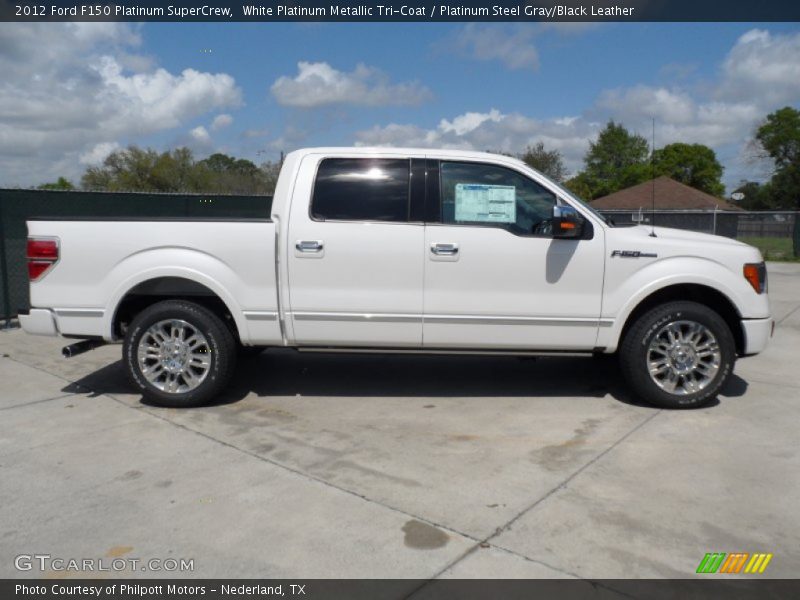  2012 F150 Platinum SuperCrew White Platinum Metallic Tri-Coat