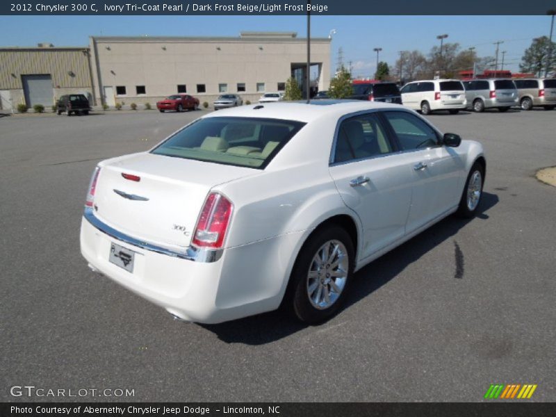 Ivory Tri-Coat Pearl / Dark Frost Beige/Light Frost Beige 2012 Chrysler 300 C