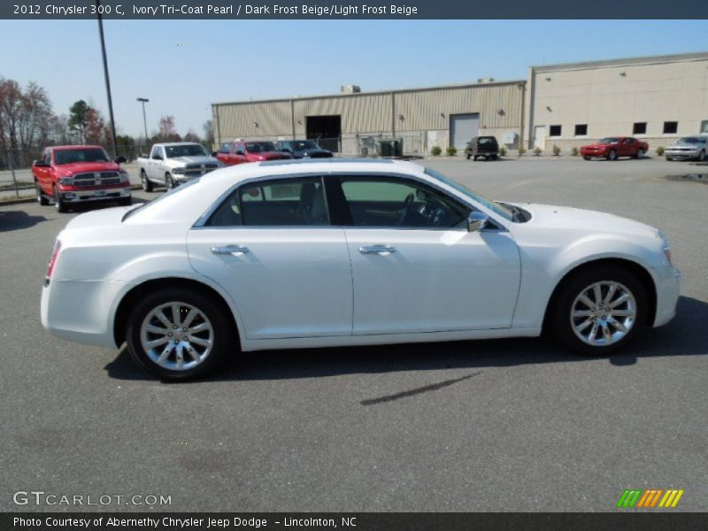 Ivory Tri-Coat Pearl / Dark Frost Beige/Light Frost Beige 2012 Chrysler 300 C