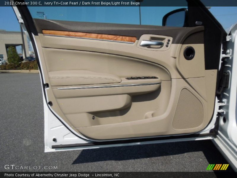 Ivory Tri-Coat Pearl / Dark Frost Beige/Light Frost Beige 2012 Chrysler 300 C
