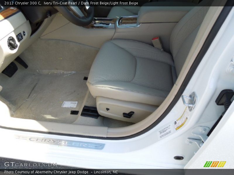 Ivory Tri-Coat Pearl / Dark Frost Beige/Light Frost Beige 2012 Chrysler 300 C