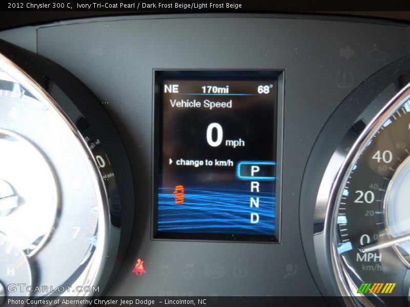 Ivory Tri-Coat Pearl / Dark Frost Beige/Light Frost Beige 2012 Chrysler 300 C