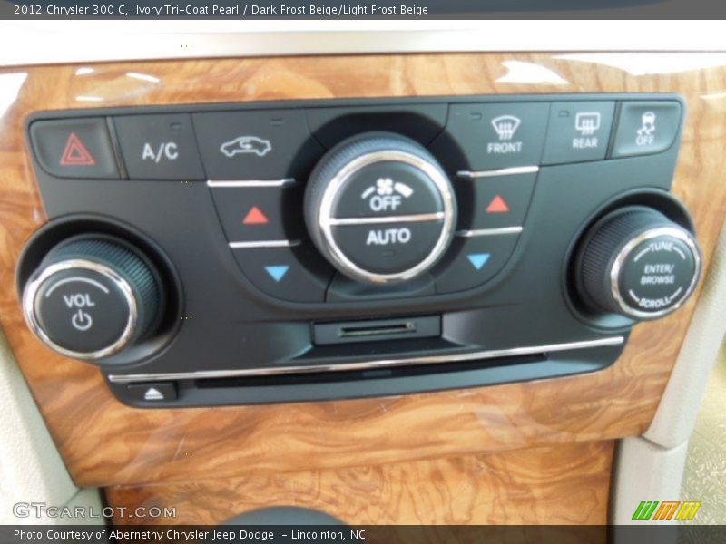 Ivory Tri-Coat Pearl / Dark Frost Beige/Light Frost Beige 2012 Chrysler 300 C