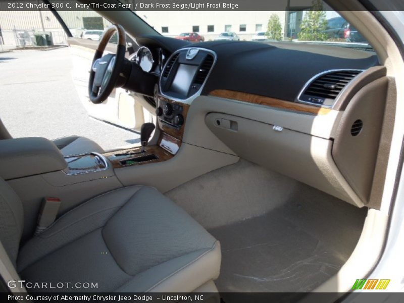 Ivory Tri-Coat Pearl / Dark Frost Beige/Light Frost Beige 2012 Chrysler 300 C
