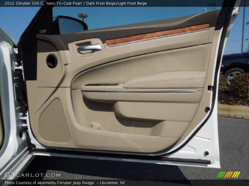 Ivory Tri-Coat Pearl / Dark Frost Beige/Light Frost Beige 2012 Chrysler 300 C