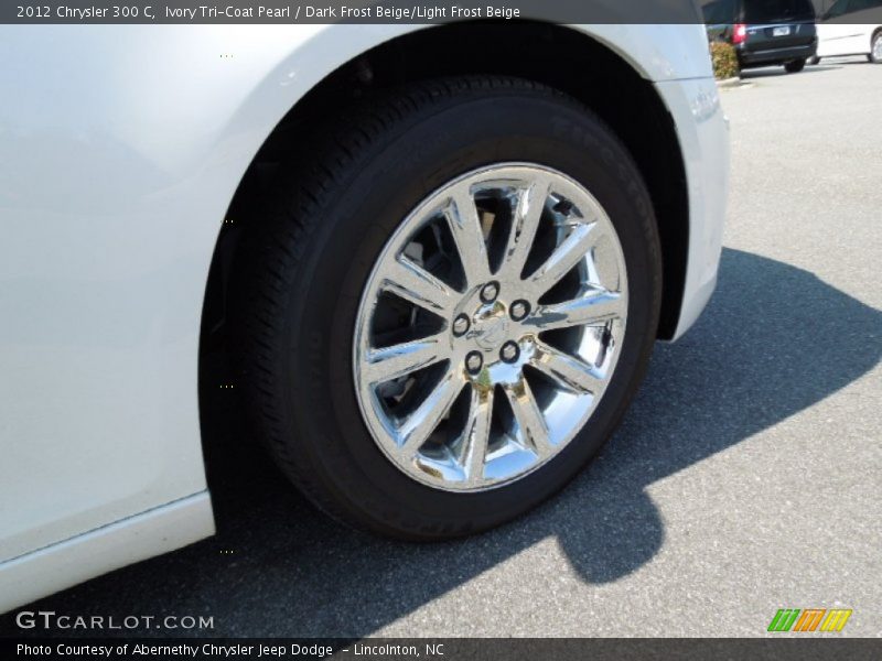 Ivory Tri-Coat Pearl / Dark Frost Beige/Light Frost Beige 2012 Chrysler 300 C