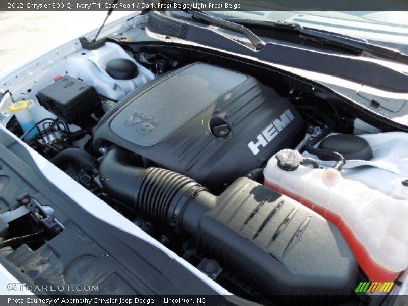 Ivory Tri-Coat Pearl / Dark Frost Beige/Light Frost Beige 2012 Chrysler 300 C