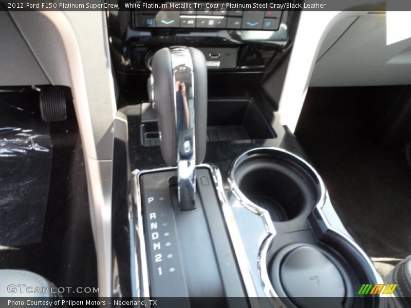 White Platinum Metallic Tri-Coat / Platinum Steel Gray/Black Leather 2012 Ford F150 Platinum SuperCrew