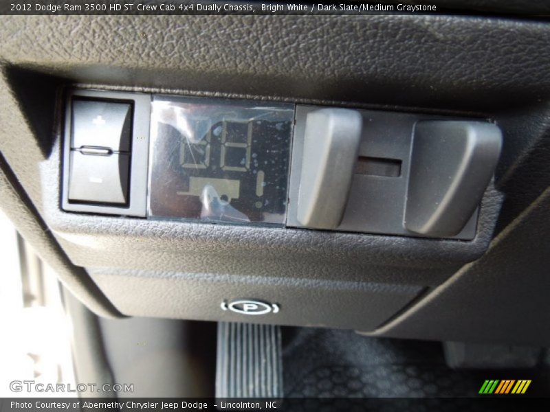 Bright White / Dark Slate/Medium Graystone 2012 Dodge Ram 3500 HD ST Crew Cab 4x4 Dually Chassis
