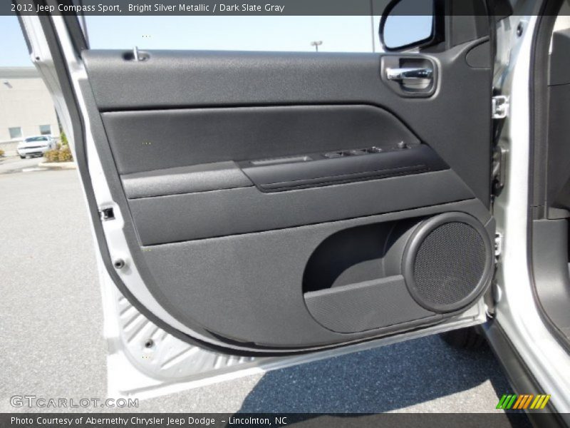 Bright Silver Metallic / Dark Slate Gray 2012 Jeep Compass Sport