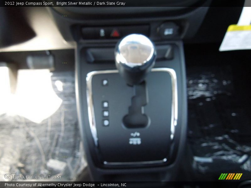 Bright Silver Metallic / Dark Slate Gray 2012 Jeep Compass Sport