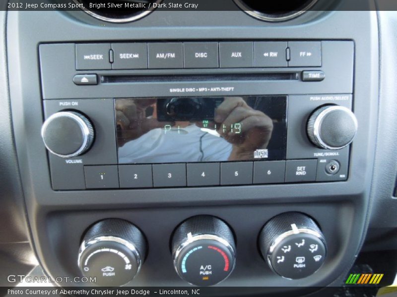 Bright Silver Metallic / Dark Slate Gray 2012 Jeep Compass Sport