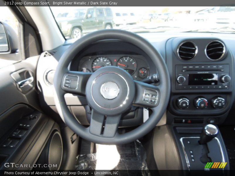 Bright Silver Metallic / Dark Slate Gray 2012 Jeep Compass Sport