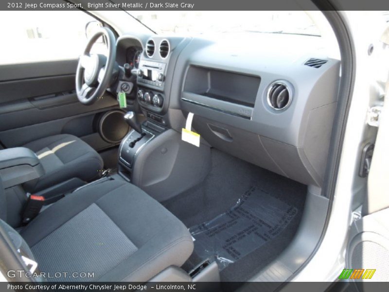Bright Silver Metallic / Dark Slate Gray 2012 Jeep Compass Sport