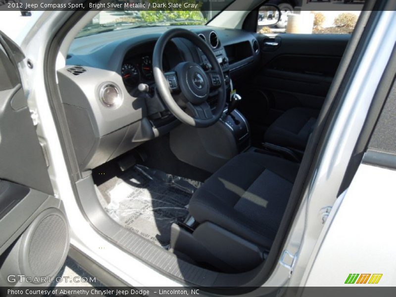 Bright Silver Metallic / Dark Slate Gray 2012 Jeep Compass Sport