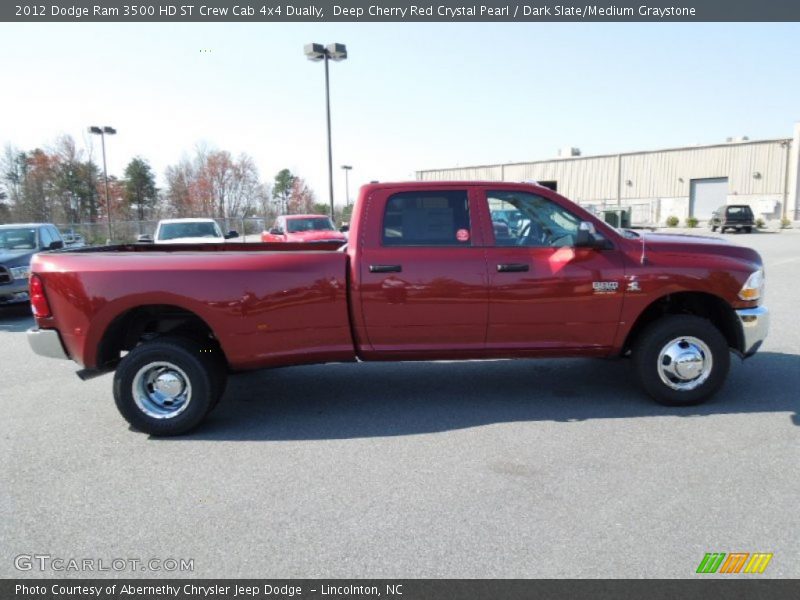 Deep Cherry Red Crystal Pearl / Dark Slate/Medium Graystone 2012 Dodge Ram 3500 HD ST Crew Cab 4x4 Dually