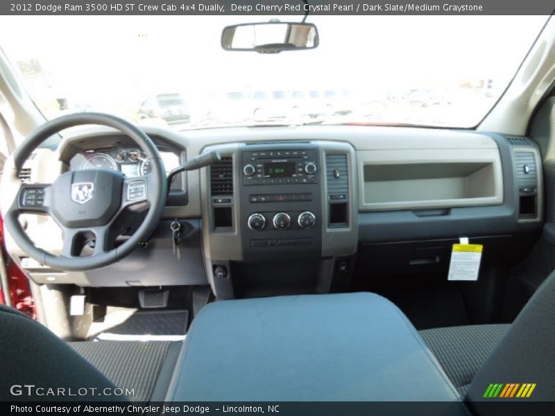 Deep Cherry Red Crystal Pearl / Dark Slate/Medium Graystone 2012 Dodge Ram 3500 HD ST Crew Cab 4x4 Dually