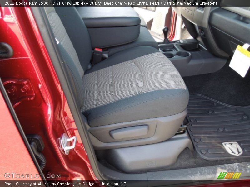Deep Cherry Red Crystal Pearl / Dark Slate/Medium Graystone 2012 Dodge Ram 3500 HD ST Crew Cab 4x4 Dually