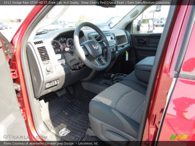 Deep Cherry Red Crystal Pearl / Dark Slate/Medium Graystone 2012 Dodge Ram 3500 HD ST Crew Cab 4x4 Dually