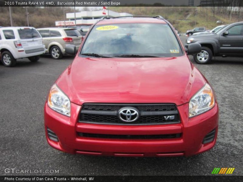 Barcelona Red Metallic / Sand Beige 2010 Toyota RAV4 V6 4WD