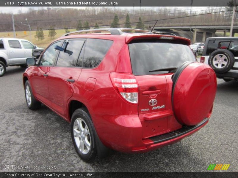 Barcelona Red Metallic / Sand Beige 2010 Toyota RAV4 V6 4WD