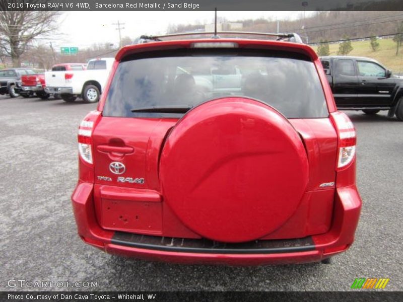 Barcelona Red Metallic / Sand Beige 2010 Toyota RAV4 V6 4WD