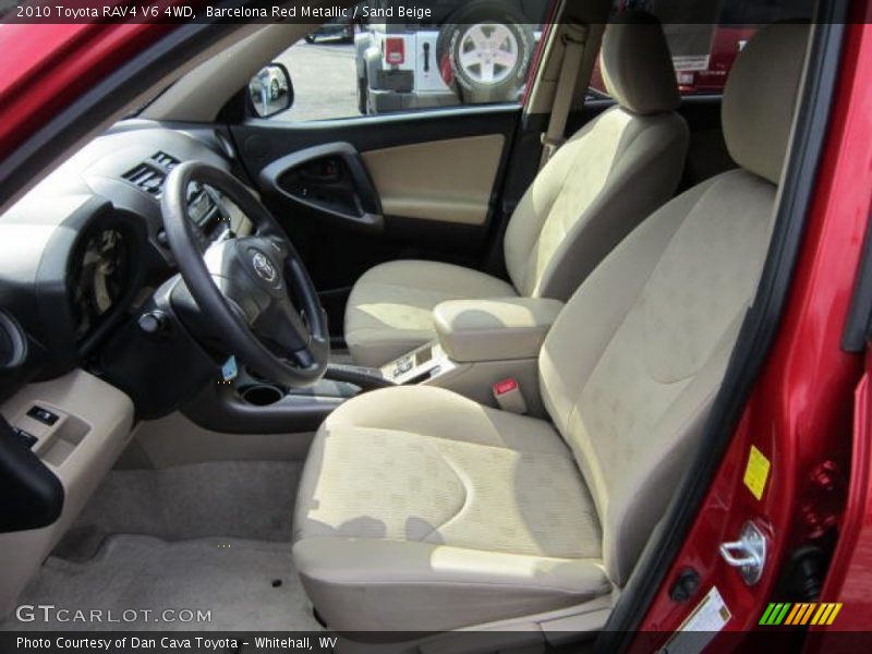 Barcelona Red Metallic / Sand Beige 2010 Toyota RAV4 V6 4WD