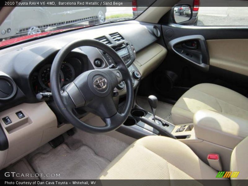 Barcelona Red Metallic / Sand Beige 2010 Toyota RAV4 V6 4WD