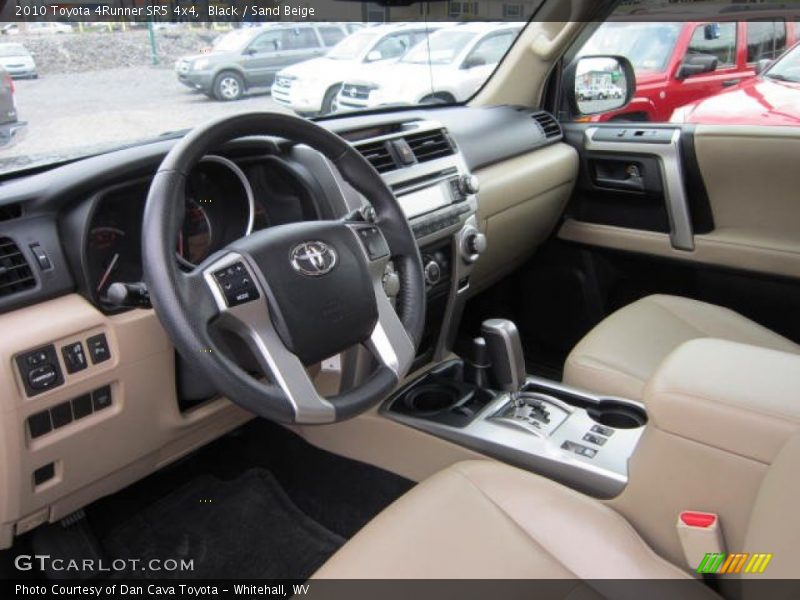 Black / Sand Beige 2010 Toyota 4Runner SR5 4x4