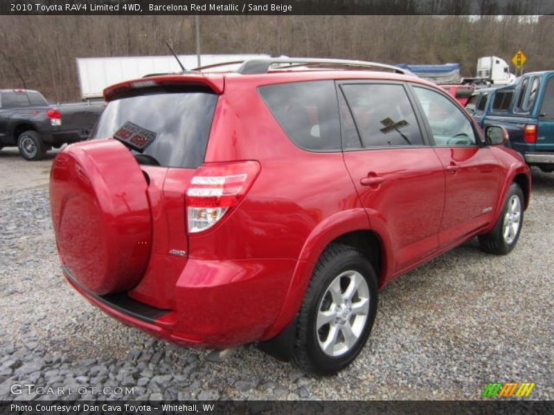 Barcelona Red Metallic / Sand Beige 2010 Toyota RAV4 Limited 4WD