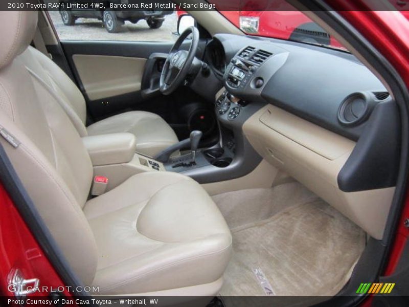 Barcelona Red Metallic / Sand Beige 2010 Toyota RAV4 Limited 4WD