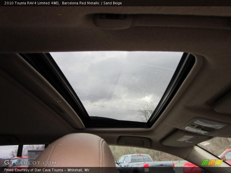 Barcelona Red Metallic / Sand Beige 2010 Toyota RAV4 Limited 4WD