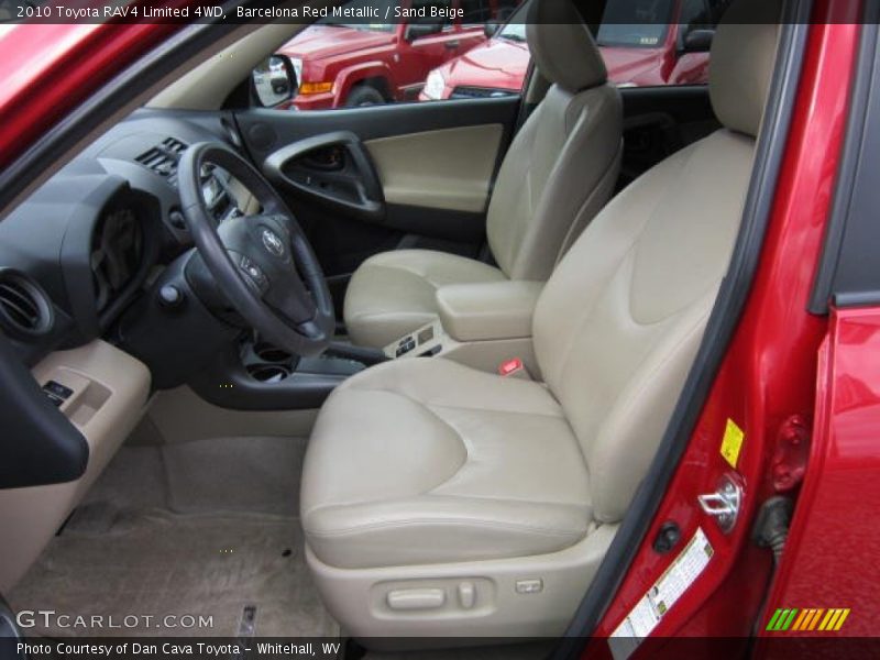 Barcelona Red Metallic / Sand Beige 2010 Toyota RAV4 Limited 4WD