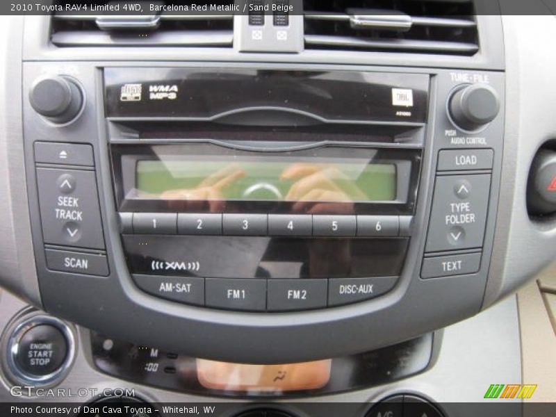 Barcelona Red Metallic / Sand Beige 2010 Toyota RAV4 Limited 4WD
