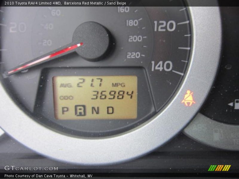 Barcelona Red Metallic / Sand Beige 2010 Toyota RAV4 Limited 4WD