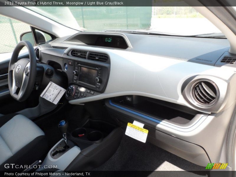 Dashboard of 2012 Prius c Hybrid Three