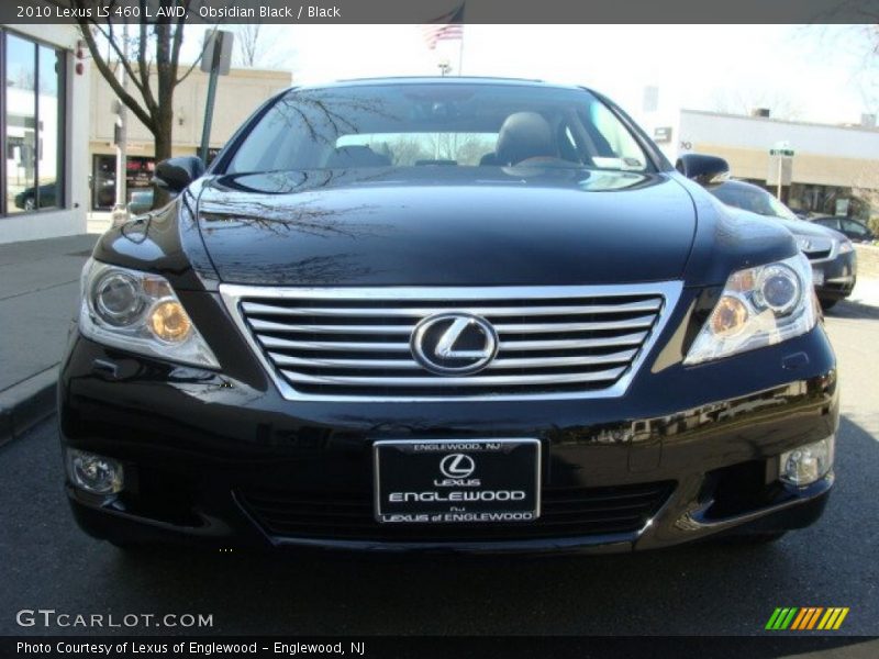 Obsidian Black / Black 2010 Lexus LS 460 L AWD