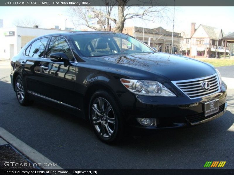Obsidian Black / Black 2010 Lexus LS 460 L AWD