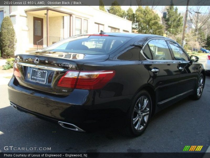 Obsidian Black / Black 2010 Lexus LS 460 L AWD