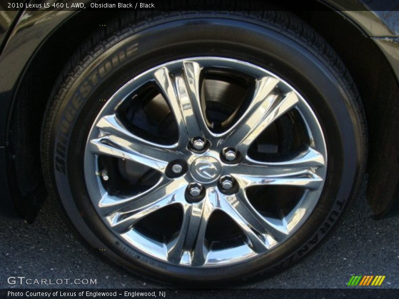 Obsidian Black / Black 2010 Lexus LS 460 L AWD