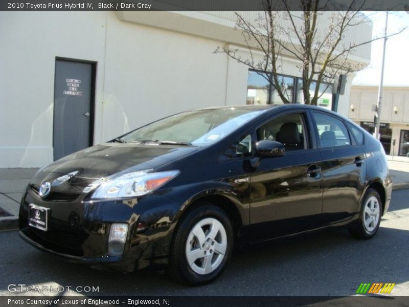 Black / Dark Gray 2010 Toyota Prius Hybrid IV